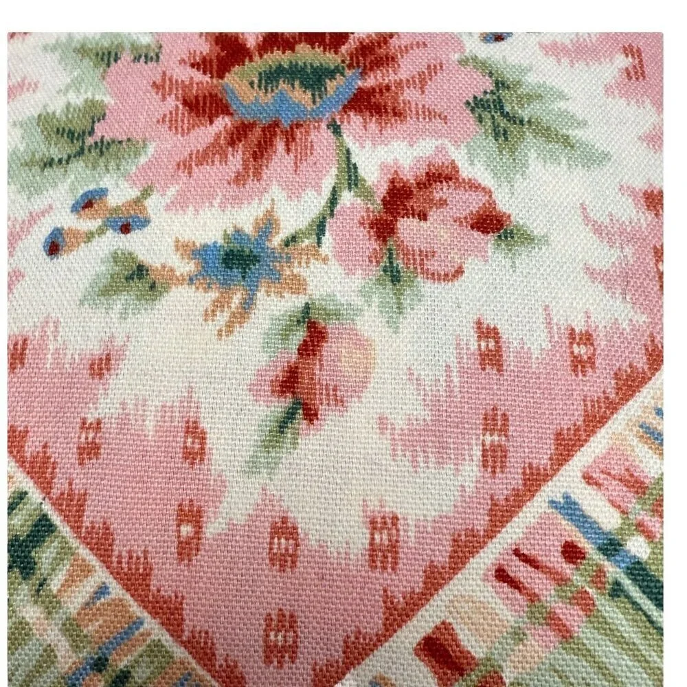 Cottage Floral Small Accent Pillow 13.5